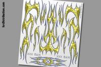 Stickers - Large - Spider Phlames