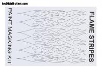 Masque de peinture - Flame Stripes