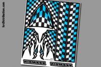 Autocollant Interne - Graphite Checkers
