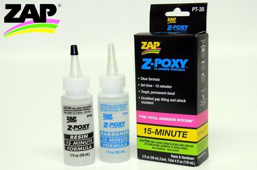 ZAP / SuperGlue - ZPT35 - Colla - Z-Poxy - 15 minuti - 118ml (4 fl oz.) (Composizione 11730071)