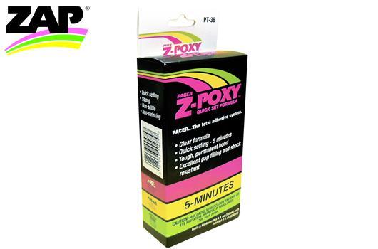 ZAP / SuperGlue - ZPT38 - Glue - Z-Poxy - 5 Minute - 237ml (8 fl oz.) (Composition 11730078)