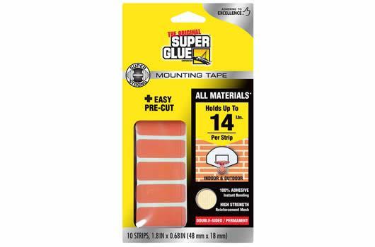 ZAP / SuperGlue - SG11710507 - Nastro biadesivo - super resistente - PRECUT STRIPS (10 strips per pack)