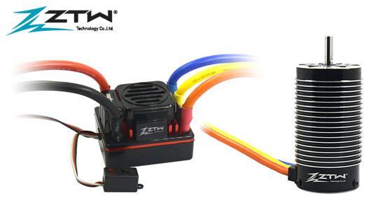 ZTW by HRC Racing - ZTW421503002 - Elektronisch Fahrtregler COMBO - Brushless - 1/8 - 2~6S - Beast SL - 150A / 1080A - mit 2150KV Motor